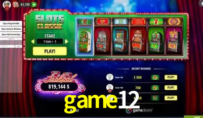 Descubra o Mundo do Cassino Online com game12